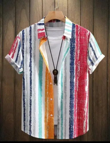 Camisa de Manga Curta Masculina