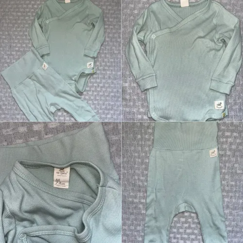 Body Infantil Up Baby Verde Tam M
