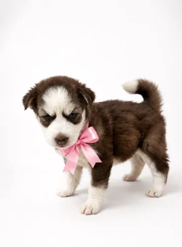 Vendo filhotes fêmea de husky siberiano com as vacinas todos em dias