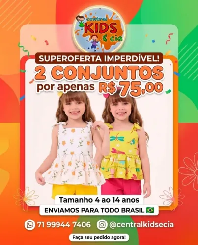 VESTIDO, CONJUNTO INFANTIL