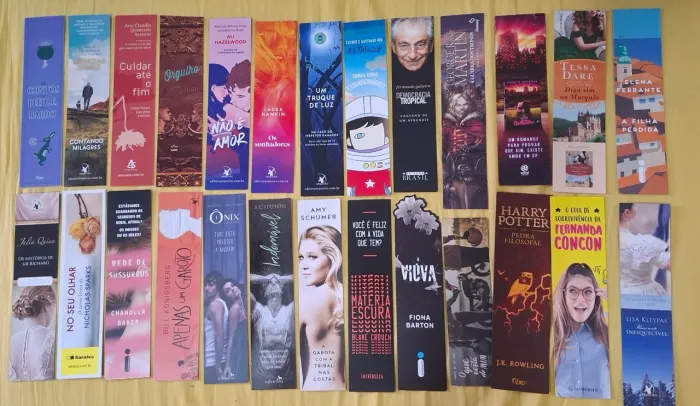 Marcadores de Página para Livros - Diversos Modelos 20 marcadores por R$15,00