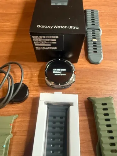 samsung galaxy watch ultra tela super amoled titanio vidro cristal safira 4g nfc bluetooth