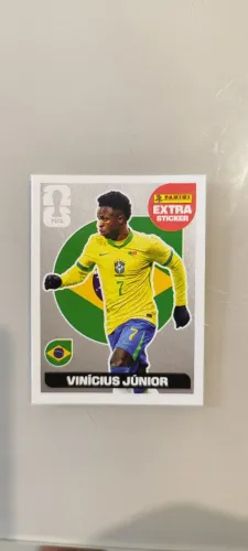 Figurinha extra legend prata 
