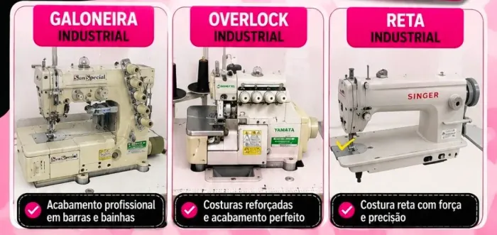 Máquinas de costura industrial