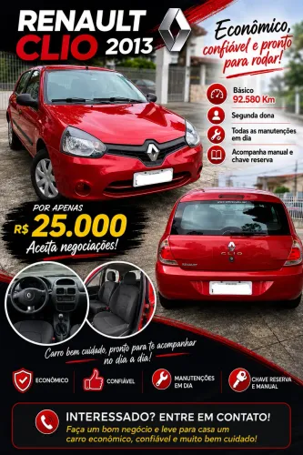 Renault Clio Rn/alize/expr./1.0 Hi-power 16V 5P 2013