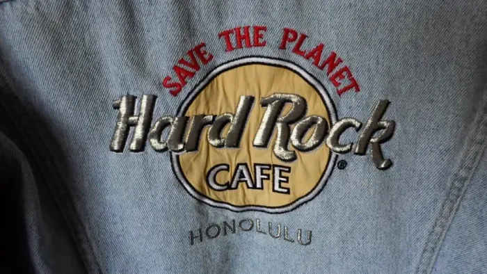 Jaqueta Vintage Hard Rock Café