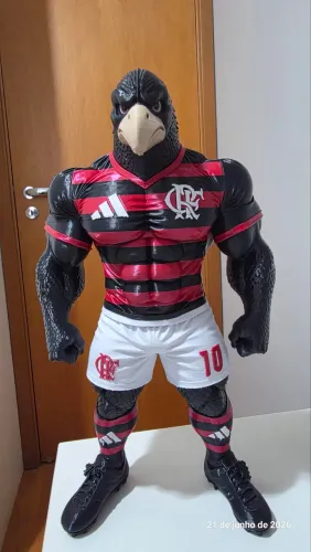 Mascote do Flamengo com base