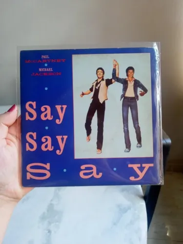 vinil compacto - paul mccartney / michael jackson - say say say (1983)