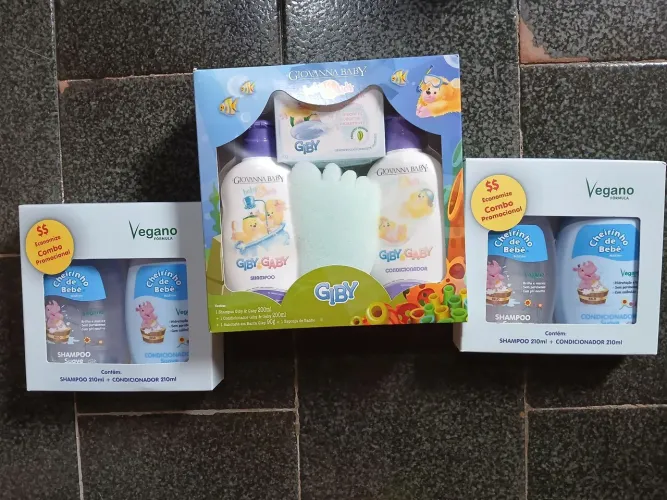 Shampoo e condicionador Baby