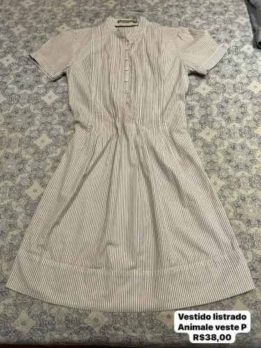 Vestido Animale listrado