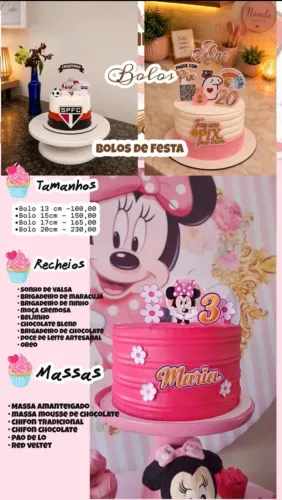 Kit festa bolos 