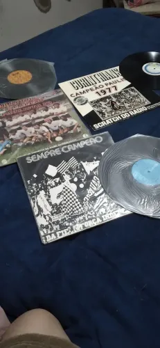 Discos vinil Corinthians 3 unidades