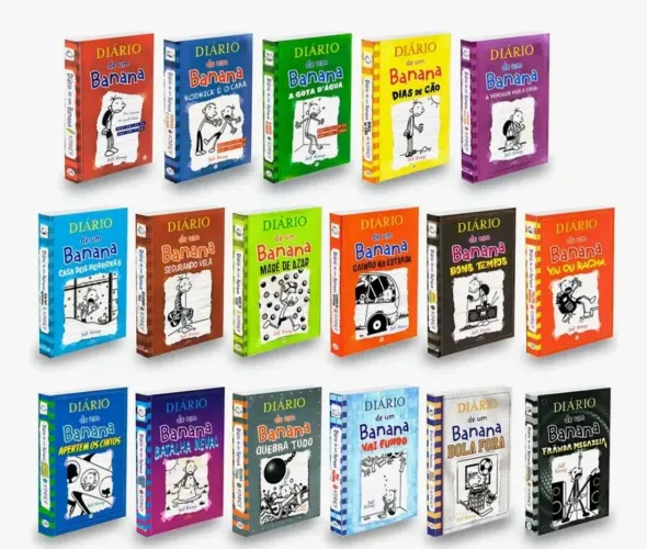 livros ? coleção diário de um banana ? cada edição 30,00