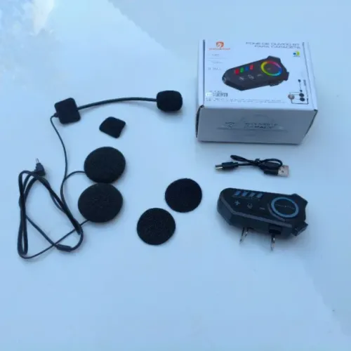 Intercomunicador Fone e Microfone P Moto no Capacete Hmaston