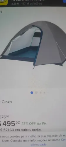 Barraca Quechua usei apenas 3 vezes