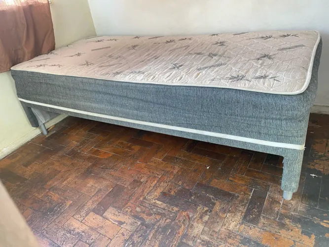 DOAÇÃO - Cama Box de Solteiro com Colchão | Retirada Hoje
