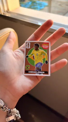 Figurinha Extra Sticker Bronze - Vinícius Júnior | Panini FIFA World Cup 2026