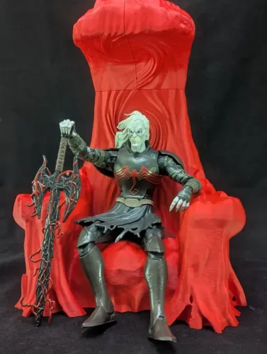 Marvel Legends Trono Knull Deus dos Simbiontes Venom Homem Aranha 3D