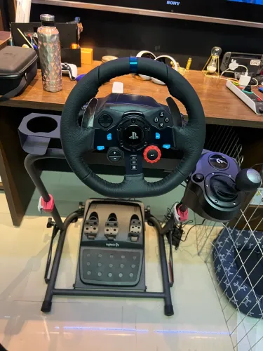 Veloce V5 Suporte Simulador Para Volante G920 G923 G29 Ps5 Grafite Matt Pigmentada