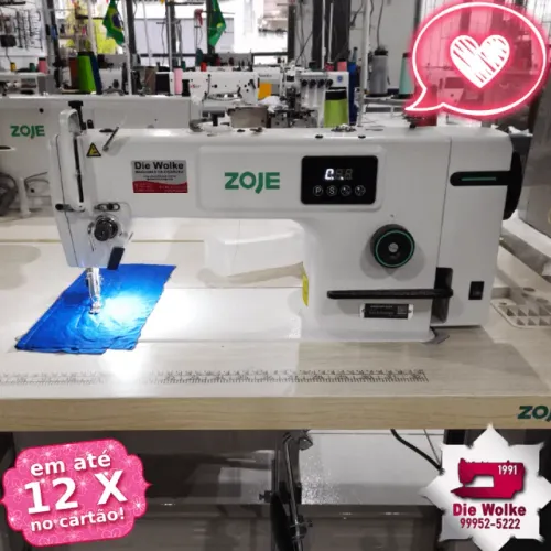 Máquina de Costura Nova - Reta Direct Drive Zoje