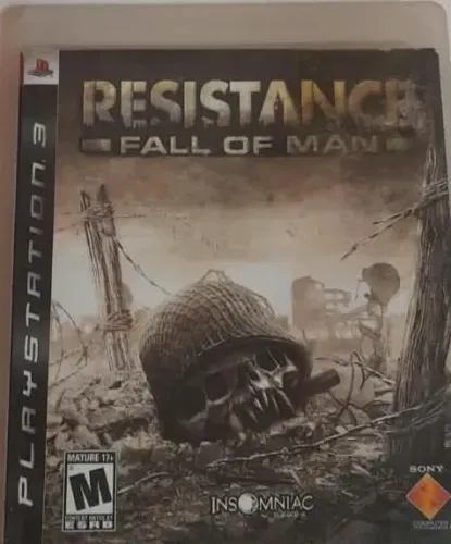 Jogo Raro De PS3 - Resistance,Fall Of Man - Insomniac/Sony,Importado Usa,Com Encarte Origi