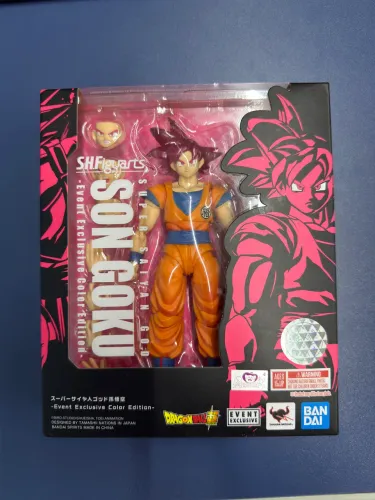 Goku God Exclusivo de Evento S.H.Figuarts Bandai Dragon Ball Original