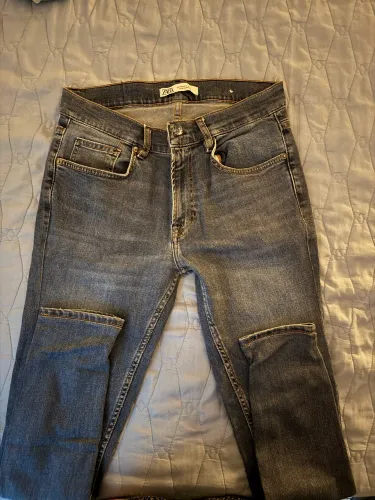 Calça Jeans Slim FIT Zara Azul