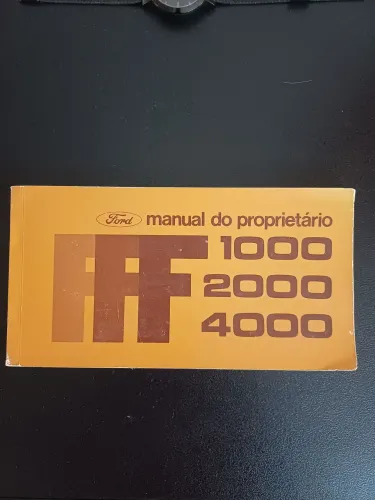 Manual do proprietario original F1000 1981