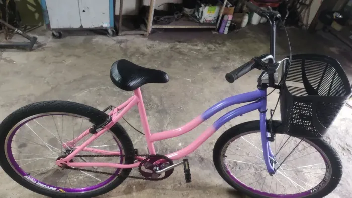 Bicicleta aro 26 feminina toda revisada
