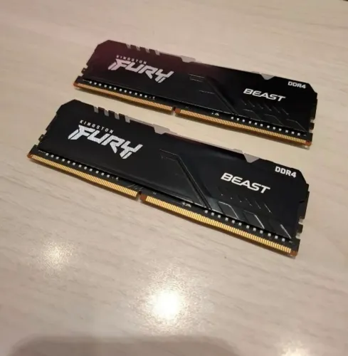 Memória Ram Fury Beast 2x 16gb ddr4 3200mhz