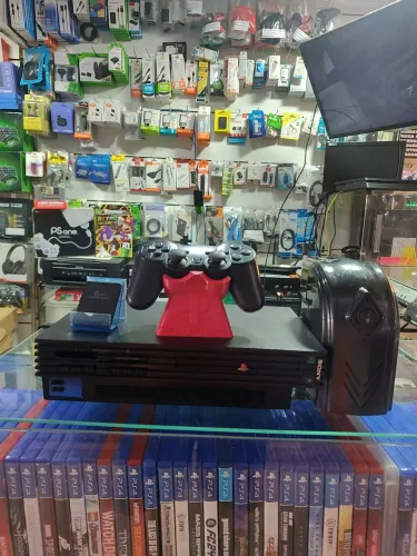 Vídeogame Playstation 2 Desbloqueado + Controle original