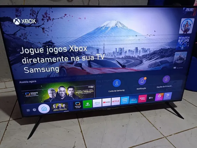 Tv Smart Samsung 50 4k borda infinita com Xbox e Alexa (COM DETALHE)