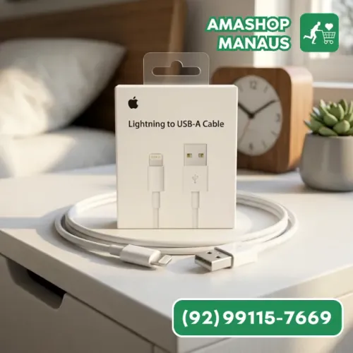 Cabo Lightning Para Iphone Carregador Dados Usb