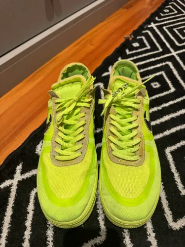 Tênis air force 1 x offwhite original verde (aceito ofertas)