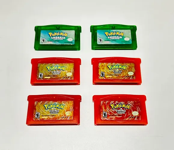 Pokémon Fire Red e Emerald Originais Game Boy Advance