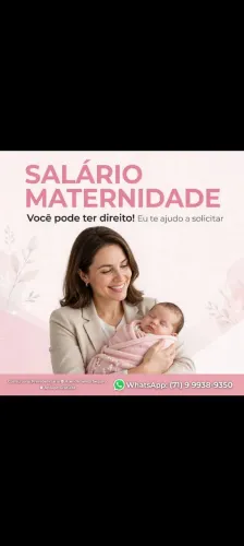 Eu te ajudo a solicitar o salário maternidade.