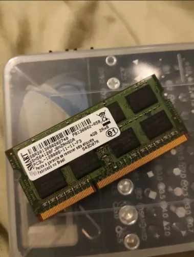 Kit Par Memória RAM Notebook 8GB (2x4GB) DDR3L 1600MHz Smart Dual Channel