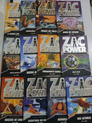 Kit de Livros da coleção Zac Power