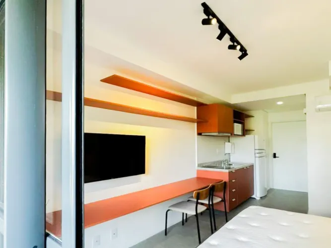 Apartamento com 1 Quarto para alugar, 19m² - Liberdade