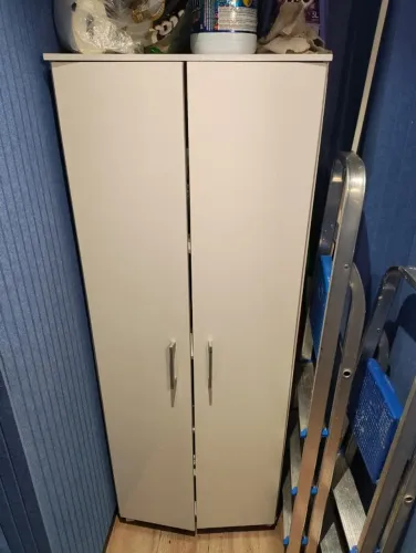 Armário Alto Para Limpeza Cozinha Lavanderia Branco