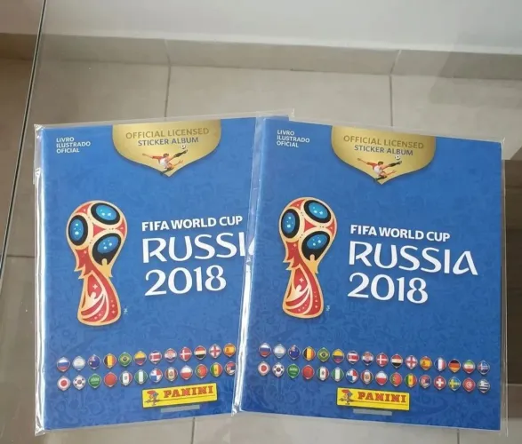 Kit Álbuns Figurinhas Panini Copa 2018 Novos e lacrados