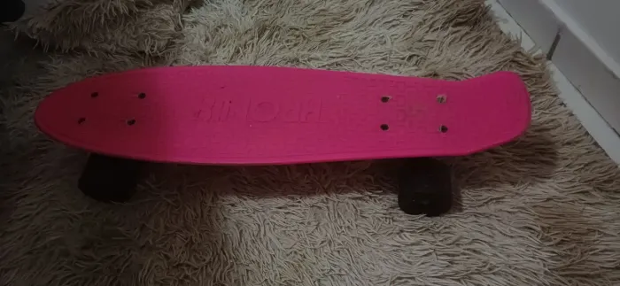 Skate Mini Cruiser Gokoni Rosa Usado em Bom Estado