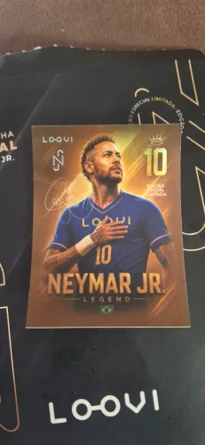 FIGURINHA "NEYMAR JR" legend