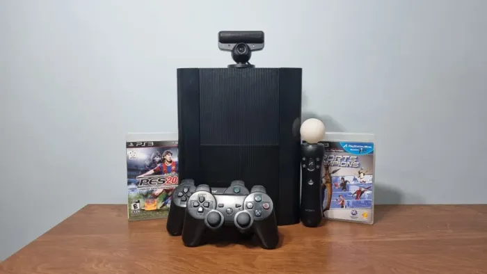 PS3 DESBLOQUEADO + JOGOS + PS MOVE 