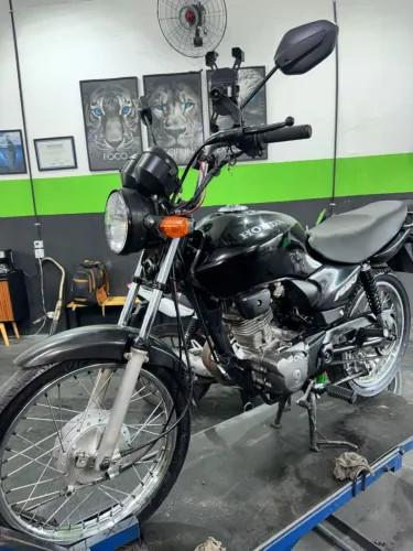 Oportunidade Única: Honda CG 125 Fan 2008 Preta - Único Dono e Impecável!