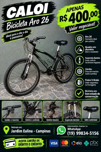 Bicicleta Canadian aro 26