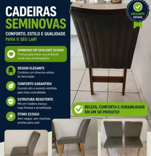 Mesa e cadeiras