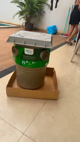 Caixa de gordura nova