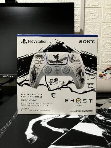 Controle PS5 LACRADO - Edição Limitada Black: Ghost of Y?tei 