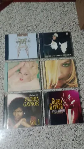 CDs Rock Pop Madonna Tina Eric Elton Gaynor Cocker Neil Santana B52 Village Dione Orbison